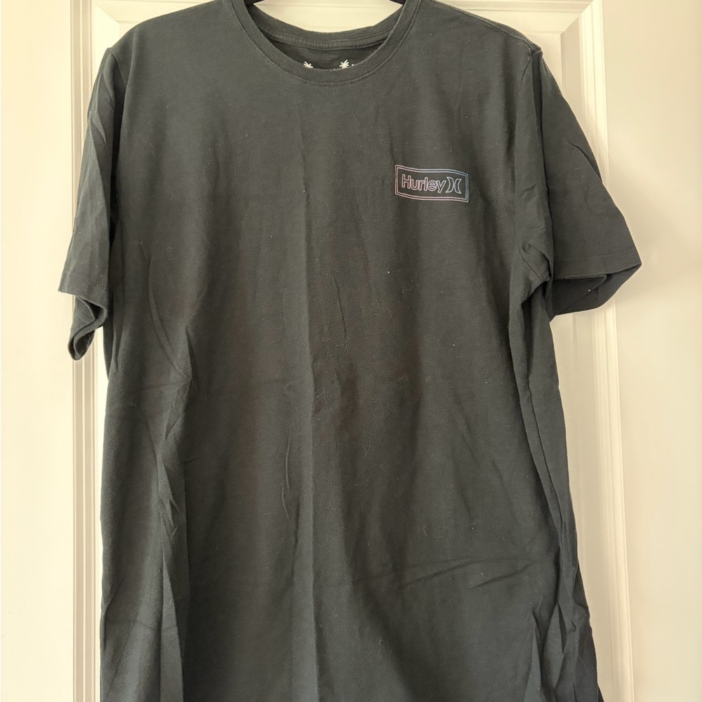 Hurley Black Short Sleeve Logo Tee